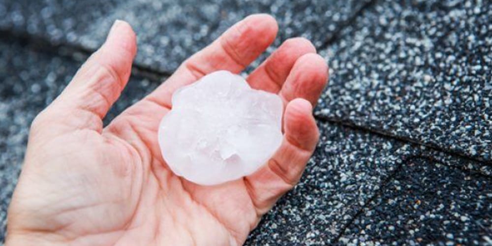 hail damage roof