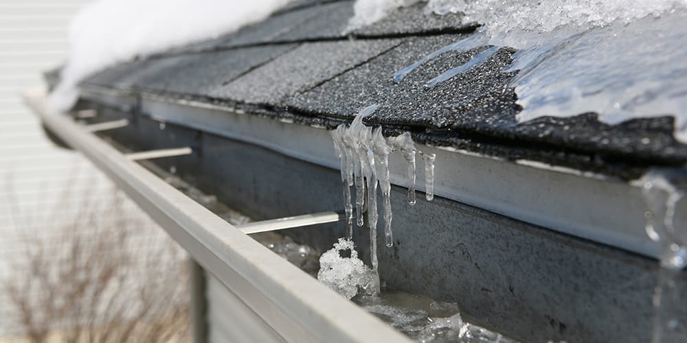 Winter roof repair