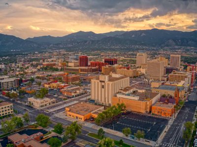 Professional roofer repairing a roof in El Paso County, CO